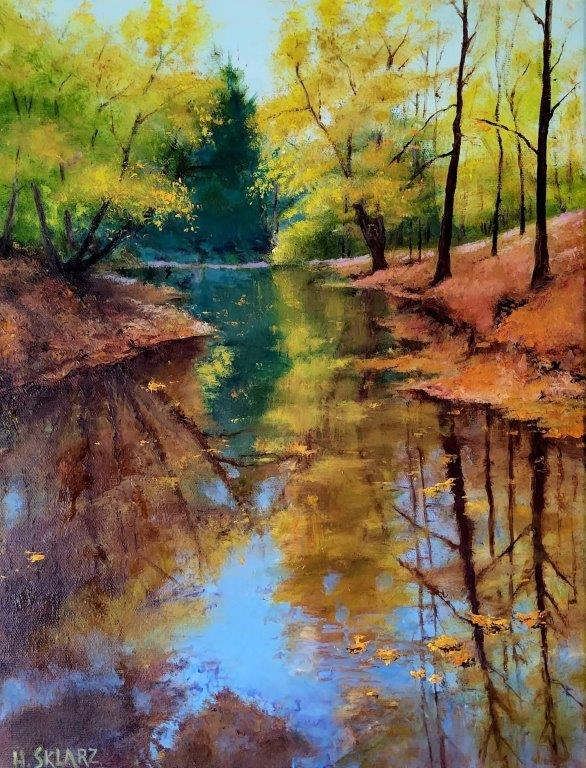 Helen Sklarz, In Splendid Hues , Oil on stretched canvas, 16 x 12 inches